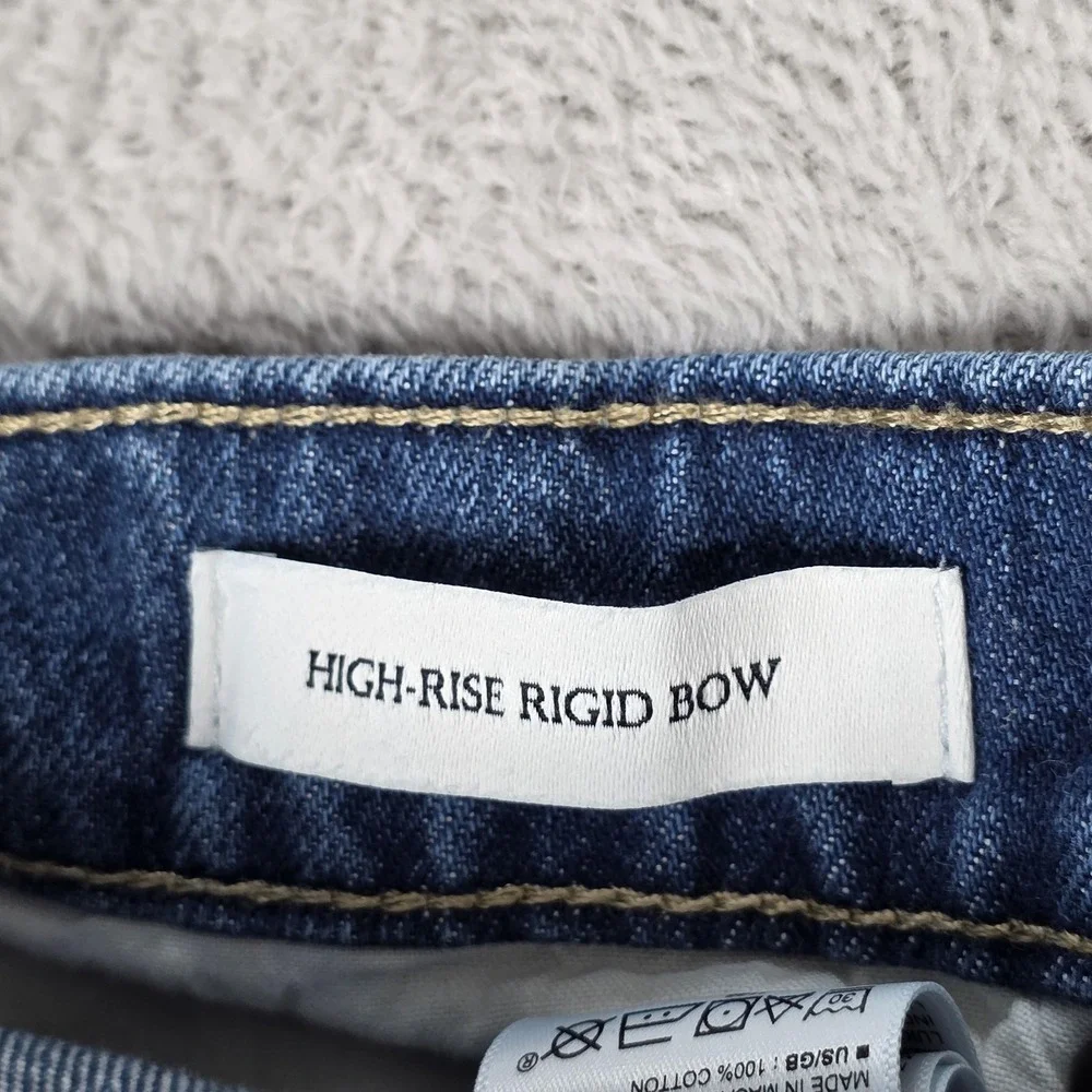 Banana Republic Jeans Mens 33 High-Rise‎ Rigid Bow Full Bow Medium Wash Denim